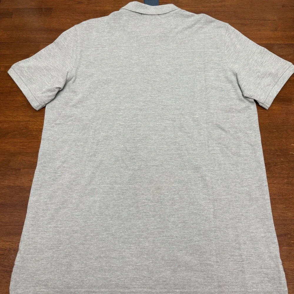 Polo Ralph Lauren Polo Shirt Mens XXL Grey Custom Slim Fit Embroidered Polo Bear